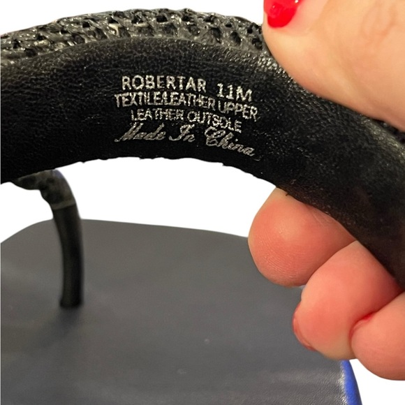 NWOB Joie Women’s Roberta Black Leather Kitten Heels in size 11 - Picture 8 of 9